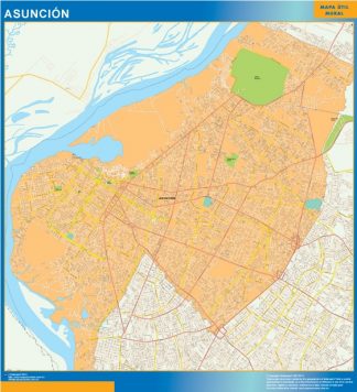 Mapa Asuncion Paraguay