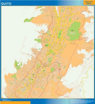 Mapa de Quito Ecuador